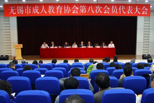 无锡市成人教育协会第八次会员代表大会召开