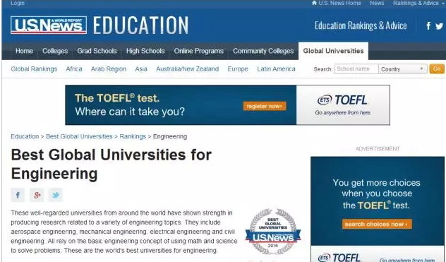 【微江南】U.S.News世界大学排行榜发布 江南大学农学全球排名21位、工学81位  
